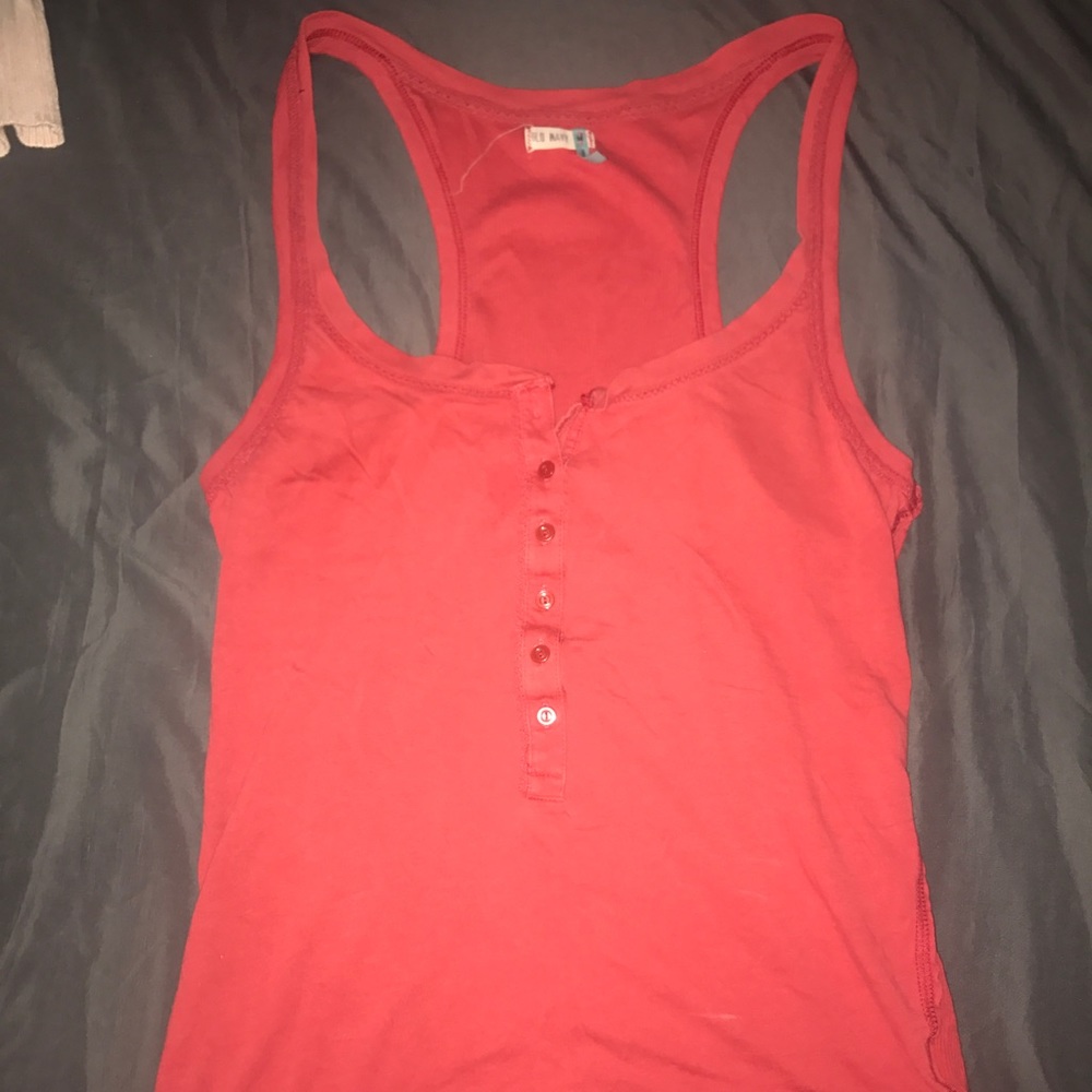 Button down tank top